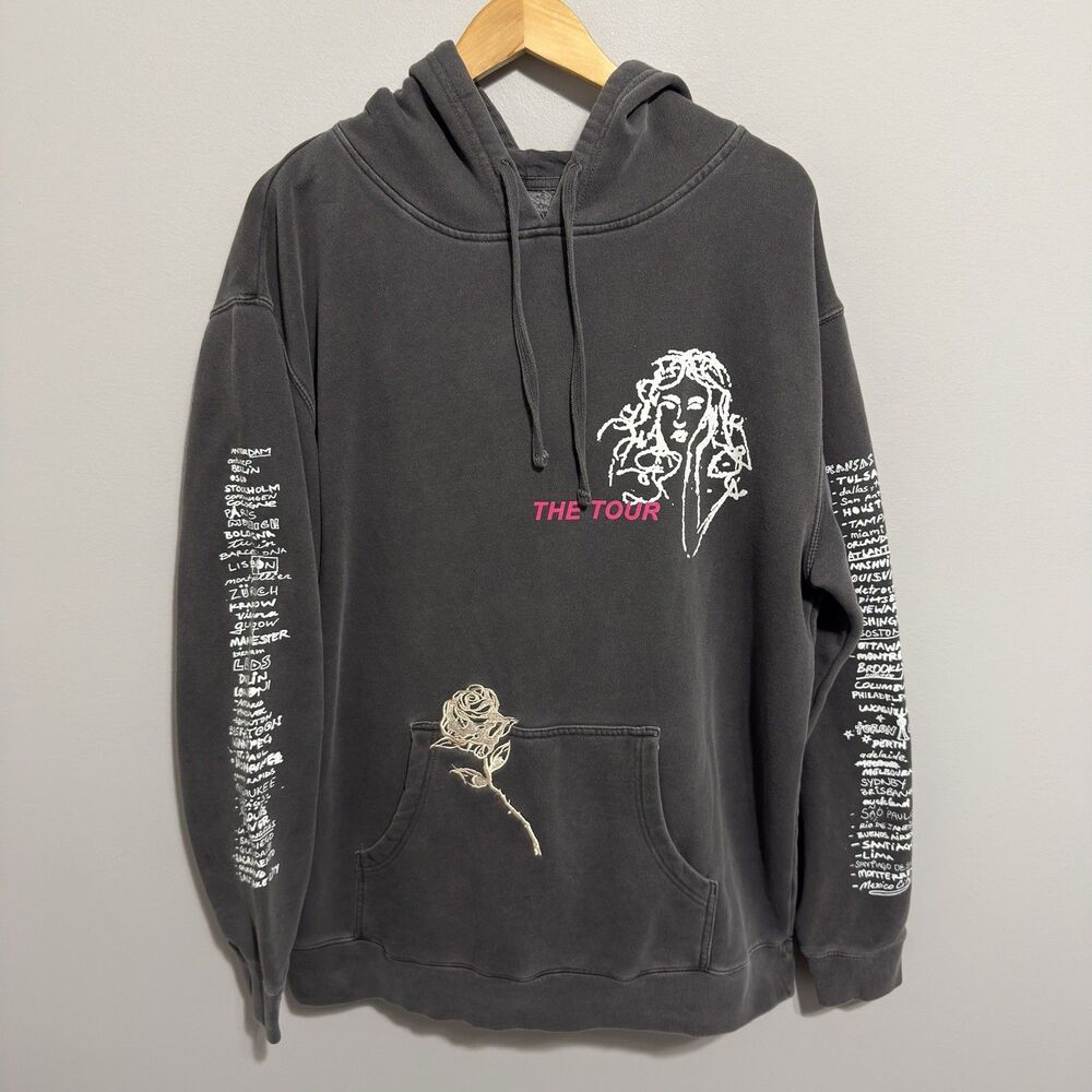 Shawn Mendes 2019 World Tour Hoodie Gray Size XL Music Band Grunge